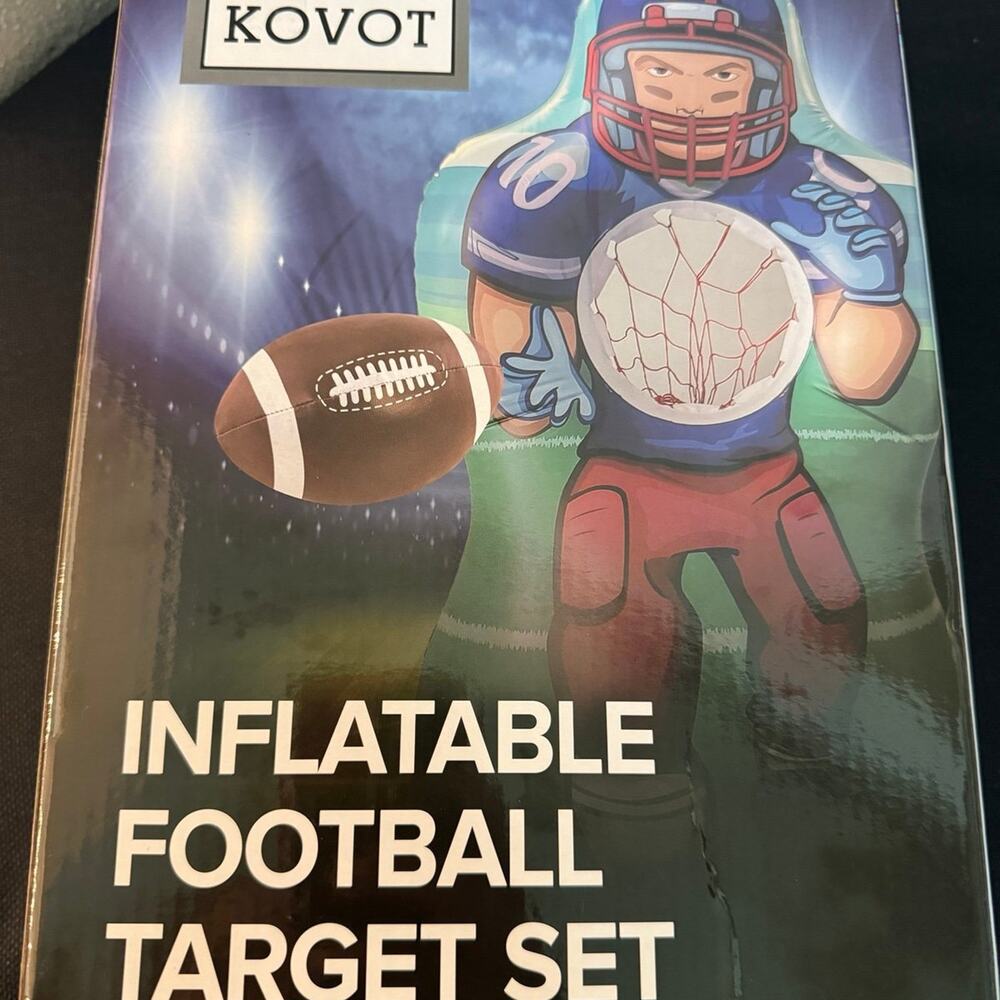 Inflatable football Target set
